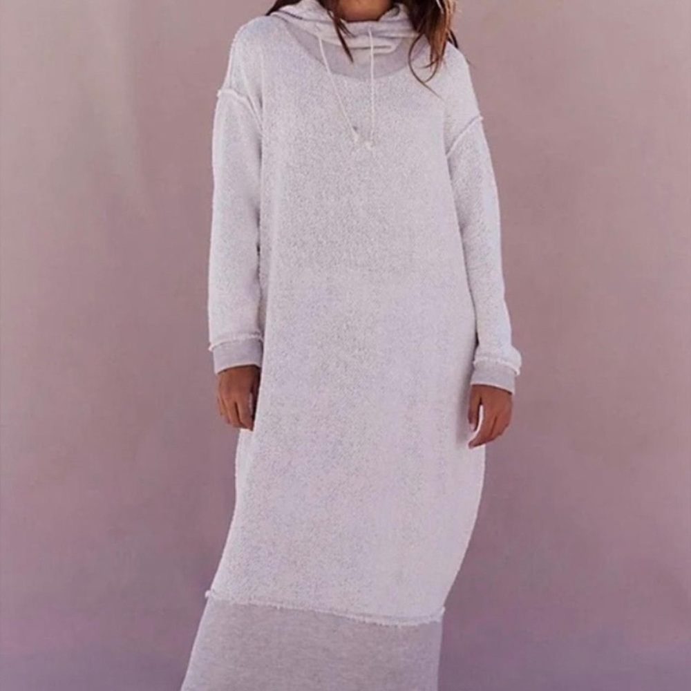 NWOT Free People 'Aja' oversized hoodie dress SIZE S